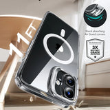 Husa de protectie ESR Classic Hybrid HaloLock Kickstand compatibil cu iPhone 16, Transparent Black