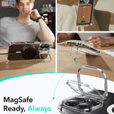 Husa de protectie ESR Classic Hybrid HaloLock Kickstand compatibil cu iPhone 16, Transparent Black