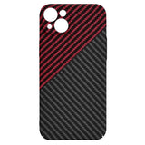 Husa de protectie Techsuit Carbonite FiberShell compatibil cu iPhone 15 Plus, Rosu Vortex