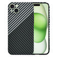 Husa de protectie Techsuit Carbonite FiberShell compatibil cu iPhone 15 Plus, Stealth Gray