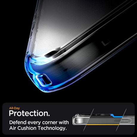 Husa de protectie Spigen Ultra Hybrid MagSafe (ACS08133) compatibil cu iPhone 16 Pro, Frost Clear