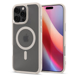 Husa de protectie Spigen Ultra Hybrid MagSafe (ACS08382) compatibil cu iPhone 16 Pro Max, Frost Natural Titanium