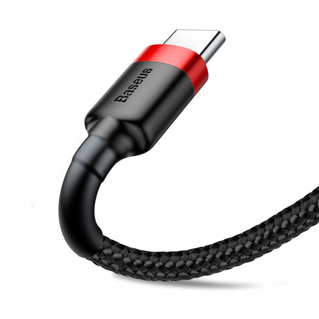 Cablu Baseus Cafule (CATKLF-U91), USB Type-C, 2A, 3m, Negru