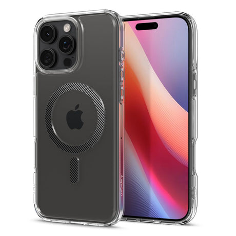 Husa de protectie Spigen Ultra Hybrid MagSafe (ACS08131) compatibil cu iPhone 16 Pro, Carbon Fiber