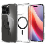Husa de protectie Spigen Ultra Hybrid MagSafe (ACS08131) compatibil cu iPhone 16 Pro, Carbon Fiber