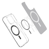 Husa de protectie Spigen Ultra Hybrid MagSafe (ACS08131) compatibil cu iPhone 16 Pro, Carbon Fiber