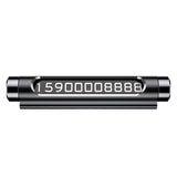 Gadget Baseus Parking Number (ACNUM-01), for Dashboard, Fluorescent Digits, Number Hiding, Weather-Resistant, Non-Slip, Negru