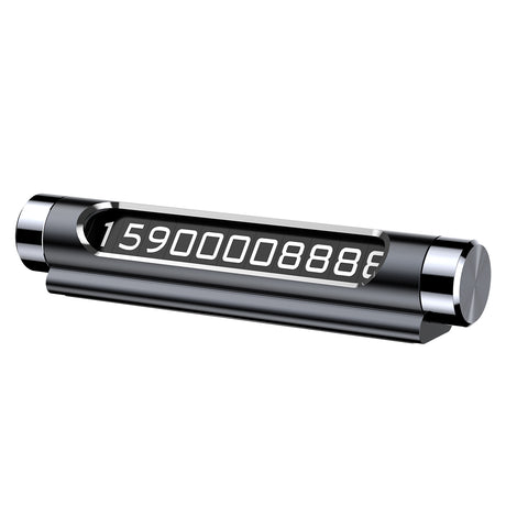 Gadget Baseus Parking Number (ACNUM-01), for Dashboard, Fluorescent Digits, Number Hiding, Weather-Resistant, Non-Slip, Negru