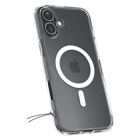 Husă Spigen Ultra Hybrid compatibil MagSafe pentru iPhone 16, albă