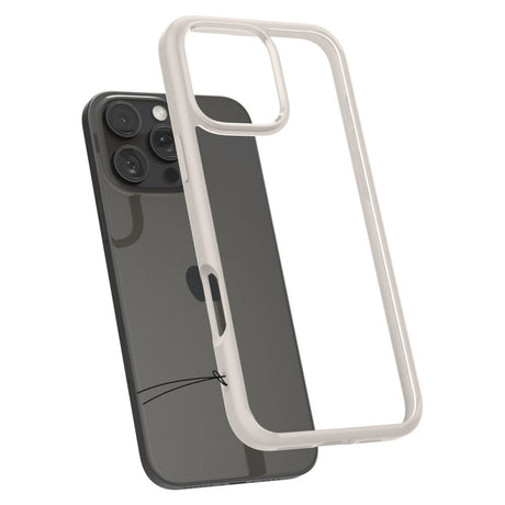 Husa de protectie Spigen Ultra Hybrid (ACS08127) compatibil cu iPhone 16 Pro, Titanium Natural