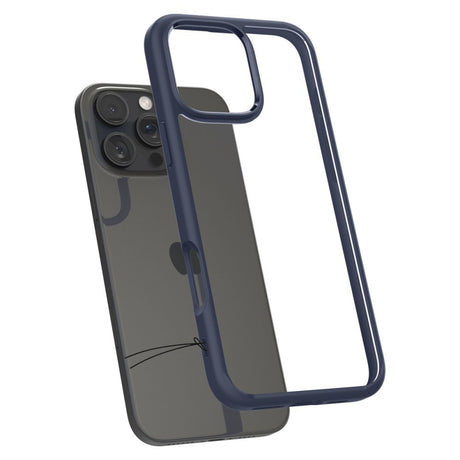 Husa de protectie Spigen Ultra Hybrid (ACS08126) compatibil cu iPhone 16 Pro, Bleumarin