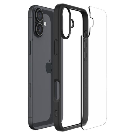 Husa de protectie Spigen Ultra Hybrid (ACS08072) compatibil cu iPhone 16 Plus, Negru Mat