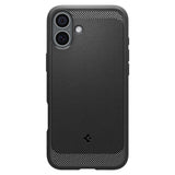 Husa de protectie Spigen Rugged Armor MagSafe (ACS08214) compatibil cu iPhone 16, Negru Mat