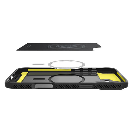 Spigen Rugged Armor MagSafe husă neagră mată pentru iPhone 16