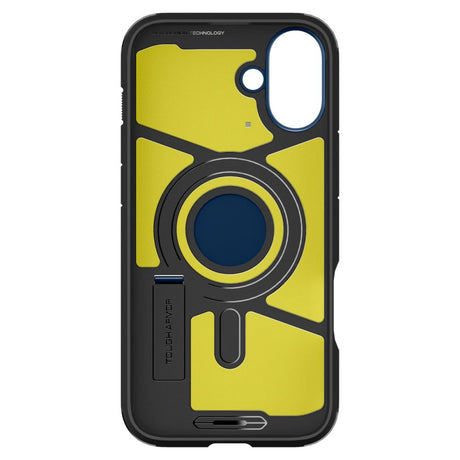 Husa de protectie Spigen Tough Armor MagSafe (ACS08217) compatibil cu iPhone 16, Bleumarin
