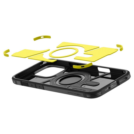 Husa de protectie Spigen Tough Armor MagSafe (ACS08146) compatibil cu iPhone 16 Pro, Negru