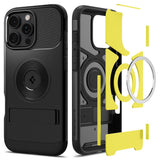 Husa de protectie Spigen Slim Armor MagSafe (ACS08034) compatibil cu iPhone 16 Pro Max, Negru