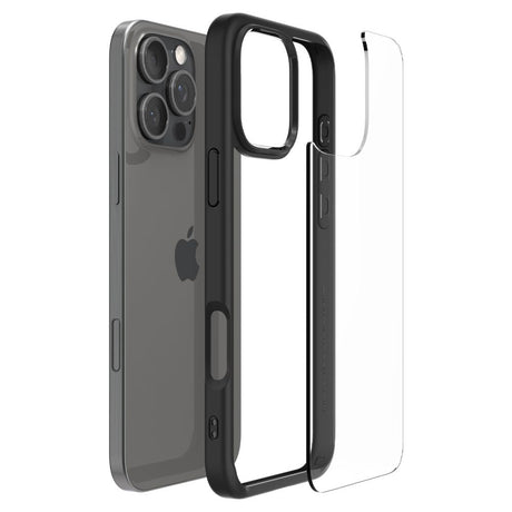 Husa de protectie Spigen Ultra Hybrid (ACS07996) compatibil cu iPhone 16 Pro Max, Negru Mat