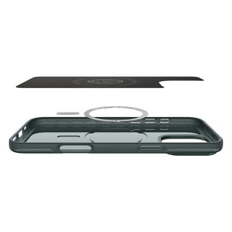 Husa de protectie Spigen Thin Fit MagSafe (ACS07981) compatibil cu iPhone 16 Pro Max, Abyss Green