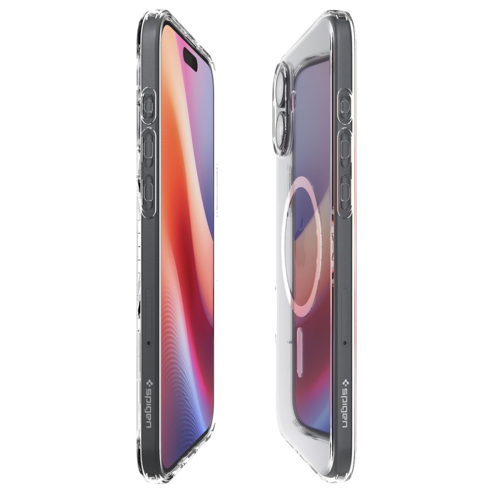Husa de protectie Spigen Liquid Crystal MagSafe (ACS08388) compatibil cu iPhone 16 Plus, Transparent