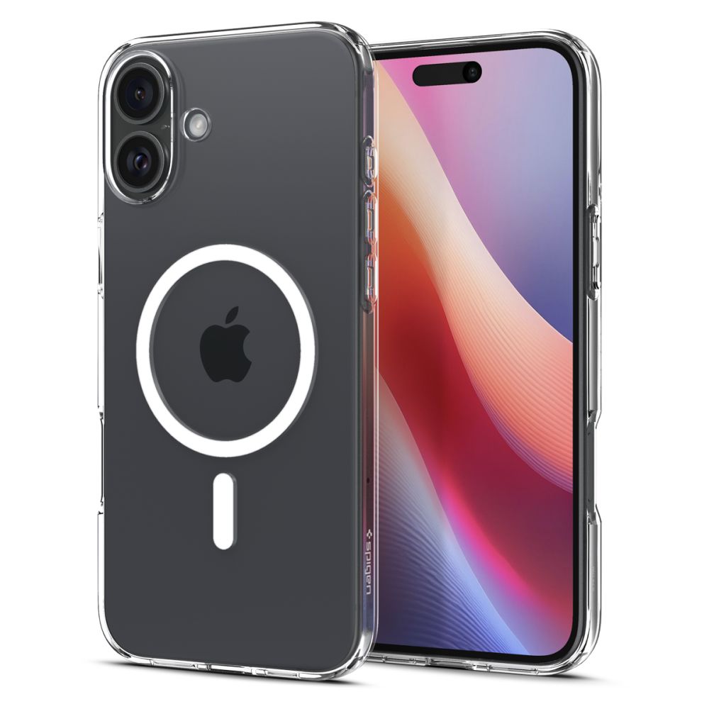 Husa de protectie Spigen Liquid Crystal MagSafe (ACS08388) compatibil cu iPhone 16 Plus, Transparent