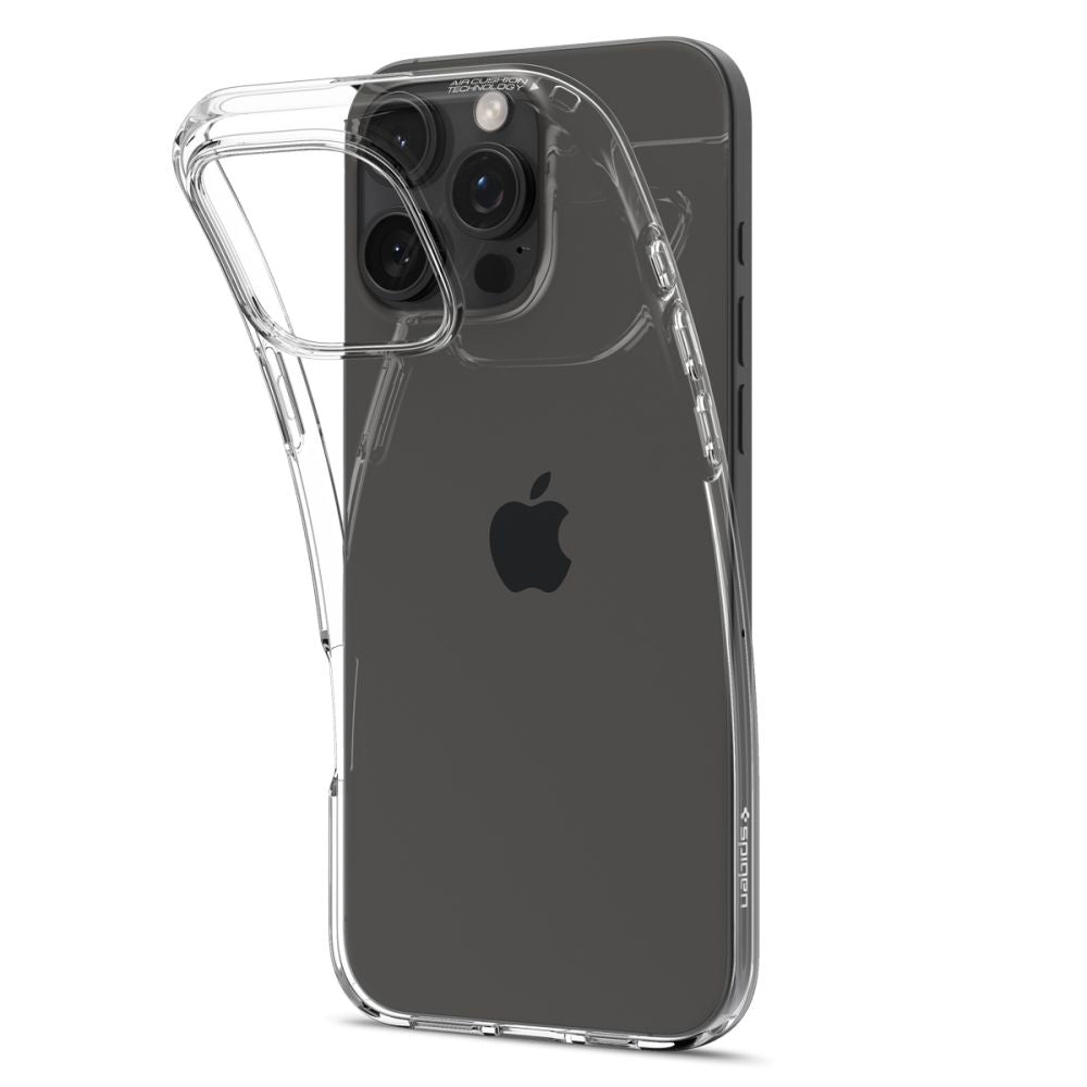 Husa de protectie Spigen Liquid Crystal (ACS08112) compatibil cu iPhone 16 Pro, Crystal Clear
