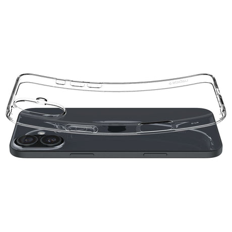Husa de protectie Spigen Liquid Crystal (ACS08064) compatibil cu iPhone 16 Plus, Crystal Clear