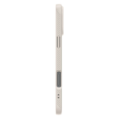 Husa de protectie Spigen Liquid Air (ACS08120) compatibil cu iPhone 16 Pro, Titanium Natural