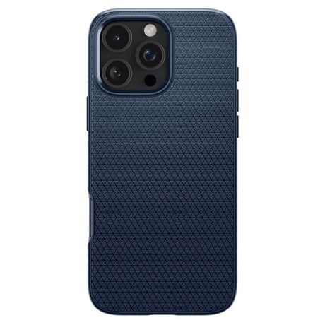 Husa de protectie Spigen Liquid Air (ACS08118) compatibil cu iPhone 16 Pro, Bleumarin