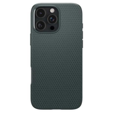 Husa de protectie Spigen Liquid Air (ACS08119) compatibil cu iPhone 16 Pro, Abyss Green