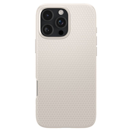 Husa de protectie Spigen Liquid Air (ACS07991) compatibil cu iPhone 16 Pro Max, Titanium Natural