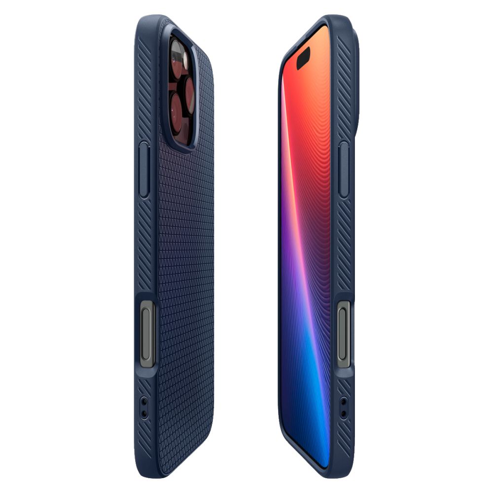 Husa de protectie Spigen Liquid Air (ACS07989) compatibil cu iPhone 16 Pro Max, Bleumarin