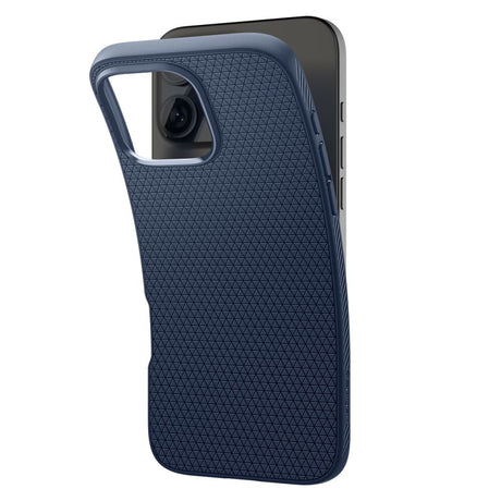 Husa de protectie Spigen Liquid Air (ACS07989) compatibil cu iPhone 16 Pro Max, Bleumarin