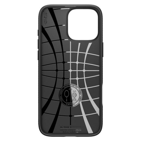 Husa de protectie Spigen Liquid Air (ACS07988) compatibil cu iPhone 16 Pro Max, Negru Mat
