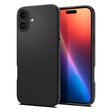 Husa de protectie Spigen Liquid Air (ACS08066) compatibil cu iPhone 16 Plus, Negru Mat