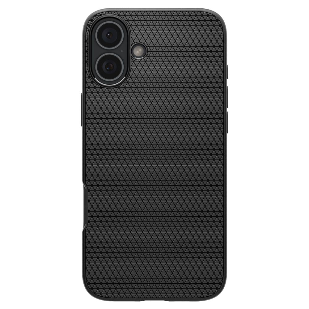 Husa de protectie Spigen Liquid Air (ACS08066) compatibil cu iPhone 16 Plus, Negru Mat