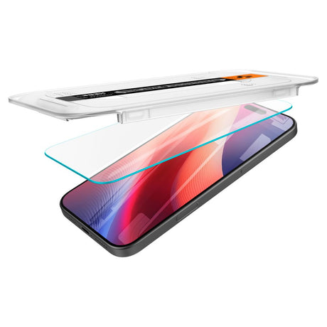 Folie de protectie Spigen (set de 2) Glas.tR EZ-FIT (AGL07907) compatibil cu iPhone 16 Pro Max / iPhone 17 Pro Max, Transparent