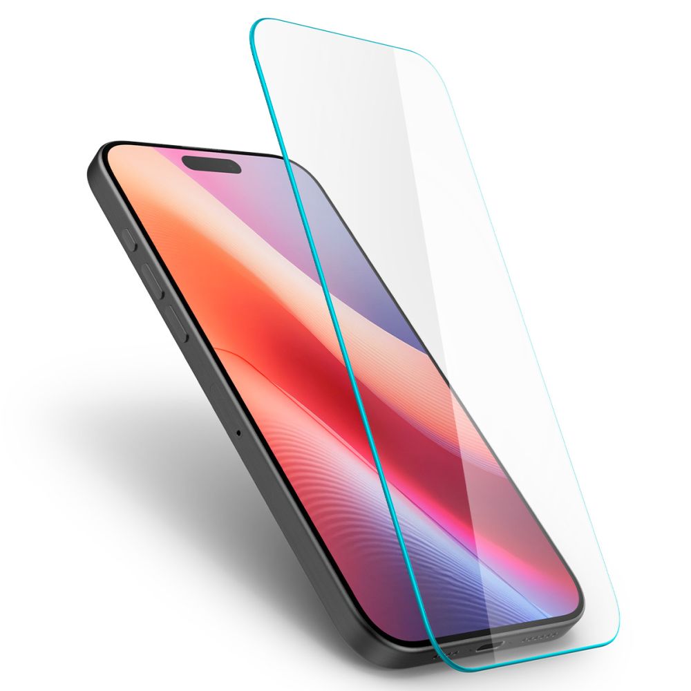 Folie de protectie Spigen Glas.tR Slim HD compatibil cu iPhone 16 Pro, Transparent