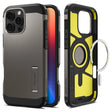 Husa de protectie Spigen Tough Armor MagSafe (ACS08145) compatibil cu iPhone 16 Pro, Gunmetal