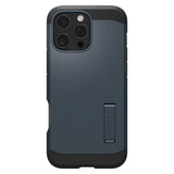 Husa de protectie Spigen Tough Armor MagSafe (ACS08147) compatibil cu iPhone 16 Pro, Metal Slate