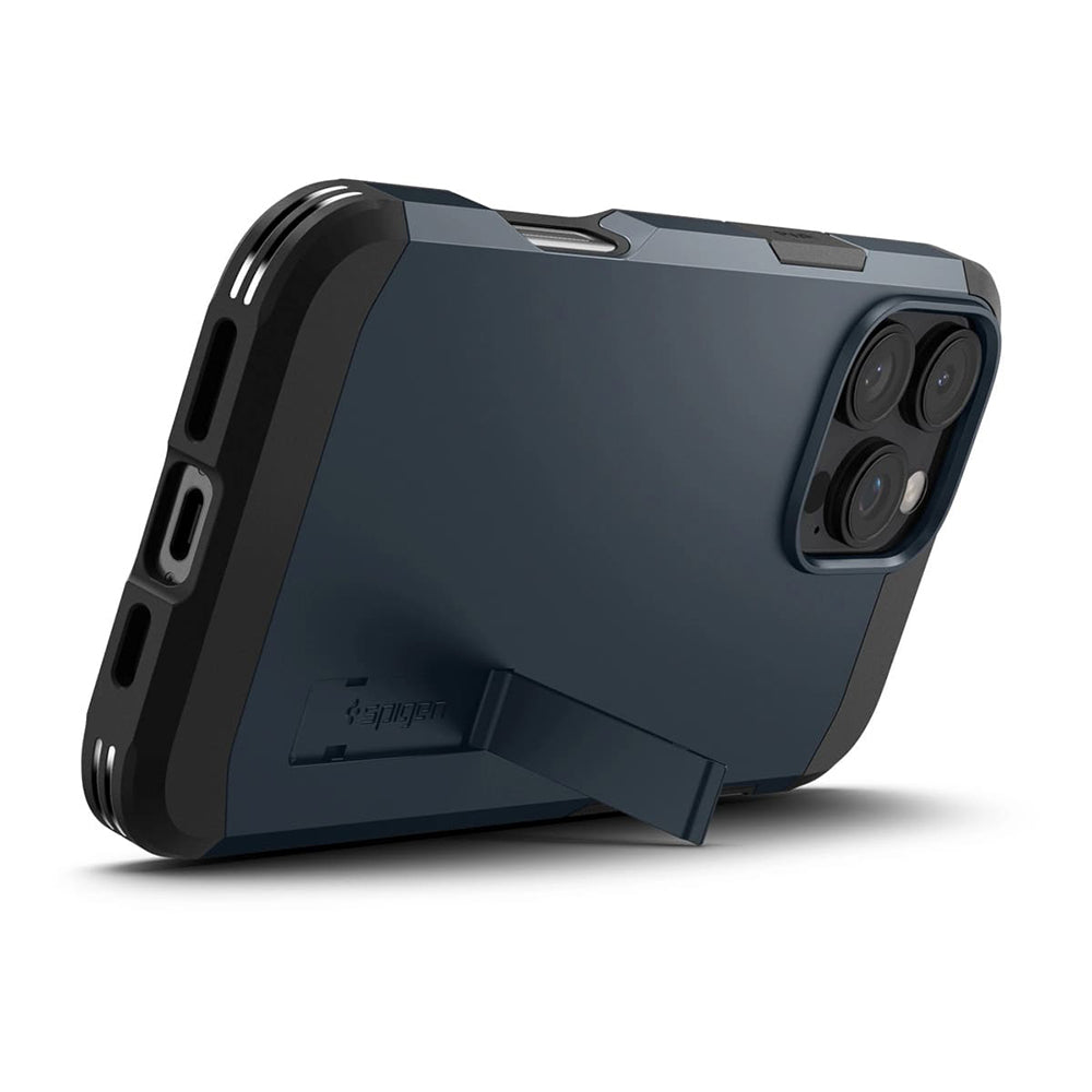 Husa de protectie Spigen Tough Armor MagSafe (ACS08014) compatibil cu iPhone 16 Pro Max, Metal Slate