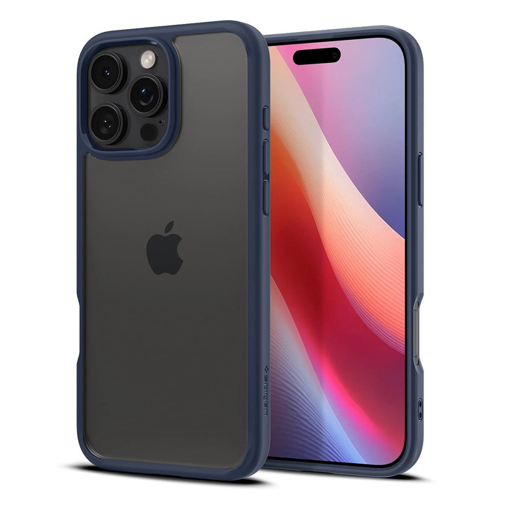 Husa de protectie Spigen Ultra Hybrid (ACS07997) compatibil cu iPhone 16 Pro Max, Bleumarin