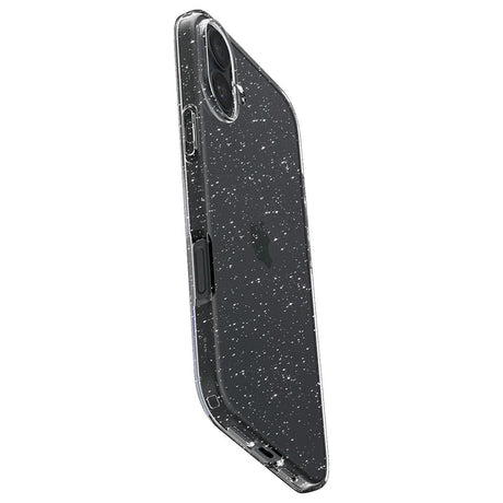 Husa de protectie Spigen Liquid Crystal Glitter (ACS08065) compatibil cu iPhone 16 Plus, Crystal Quartz