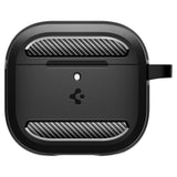 Casti Spigen Rugged Armor (ACS08642), Apple AirPods 4, Negru Mat