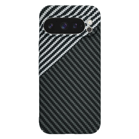 Husa de protectie Techsuit Carbonite FiberShell compatibil cu Google Pixel 9 Pro, Stealth Gray