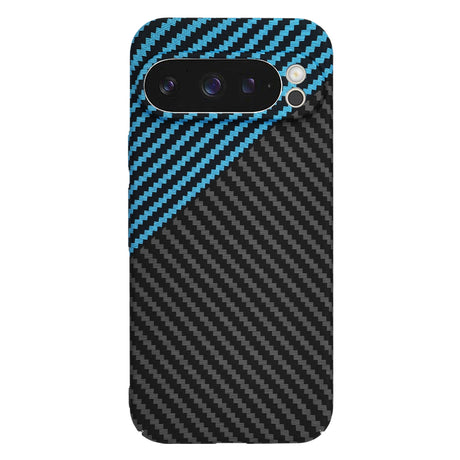 Husa de protectie Techsuit Carbonite FiberShell compatibil cu Google Pixel 9 Pro, Albastru Pulse