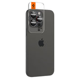 Folie de protectie Spigen (set de 2) Optik.tR EZ Fit Pro Camera Glass (AGL05217) compatibil cu iPhone 14 Pro/Max/15 Pro/Max/16 Pro/Max/17 Pro/Max, Negru