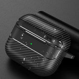 Casti Techsuit CarbonFiber, for AirPods 3, Negru