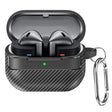 Casti Techsuit CarbonFiber, for Samsung Galaxy Buds 3 / 3 Pro / 3 FE, Negru