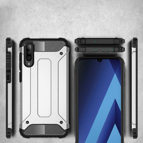 Husa de protectie Techsuit Hybrid Armor compatibil cu Samsung Galaxy A70 / A70s, Negru